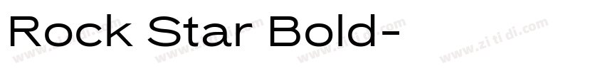 Rock Star Bold字体转换